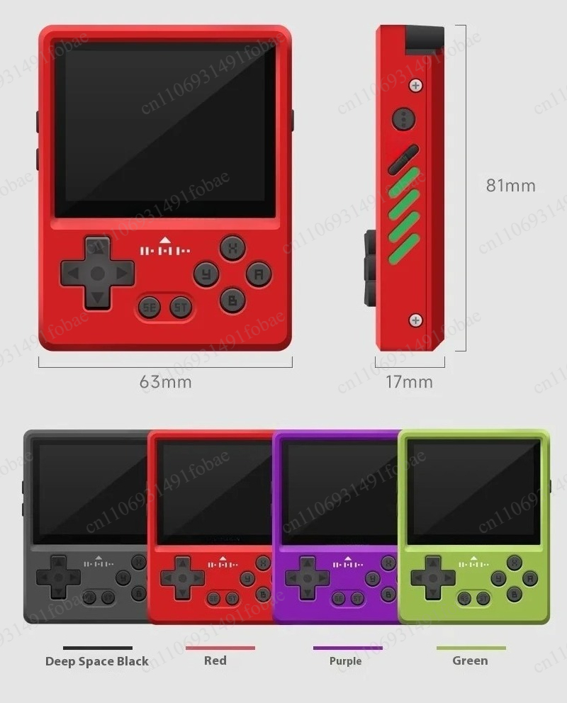 Gaming Console All - オールメタルCNCレトロハンドヘルドゲームコンソール2.4インチ640×480 IPSスクリーンポケットゲームギフト