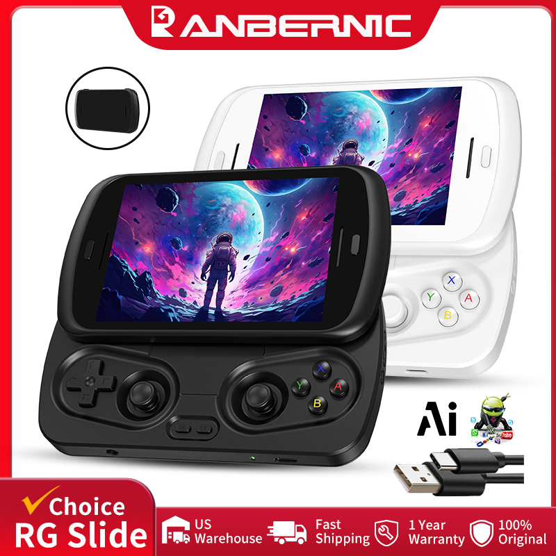 Gaming Console Under 5000 - ANBERNIC RG スライド式携帯ゲーム機 4.7インチ LTPS インセルスクリーン