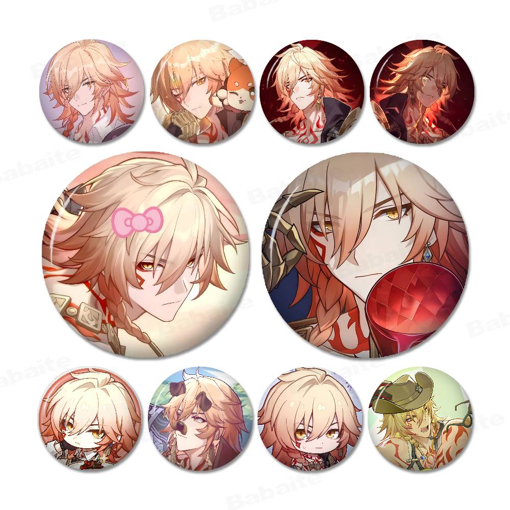 Gaming Console Buttons - Honkai Star Rail Mydei 新しいブローチ ソフトボタンピン