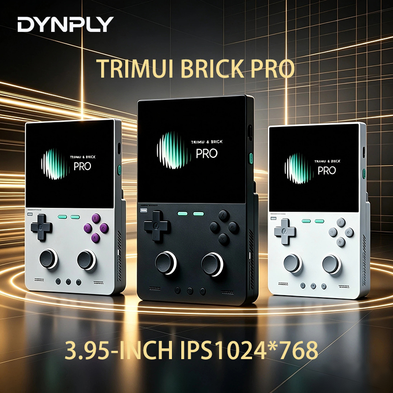 Gaming Console Under 5000 - NEW TRIMUI BRICK PRO 3.95インチIPSレトロ携帯ゲーム機 ポータブルビデオプレーヤー