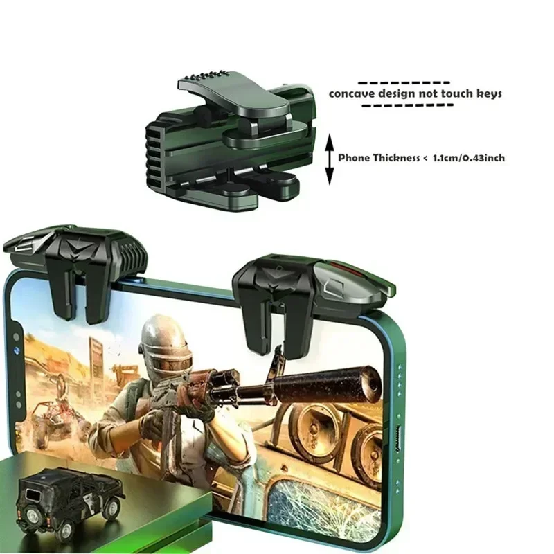 G21 6 指携帯電話ゲームトリガー PUBG 照準撮影 L - Gaming Console For Phone のレビューと価格