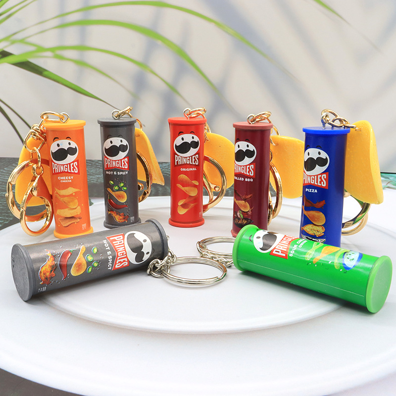 クリエイティブなポテトチップキーホルダー - リアルな樹脂製 - Gaming Console Keychain のレビューと価格