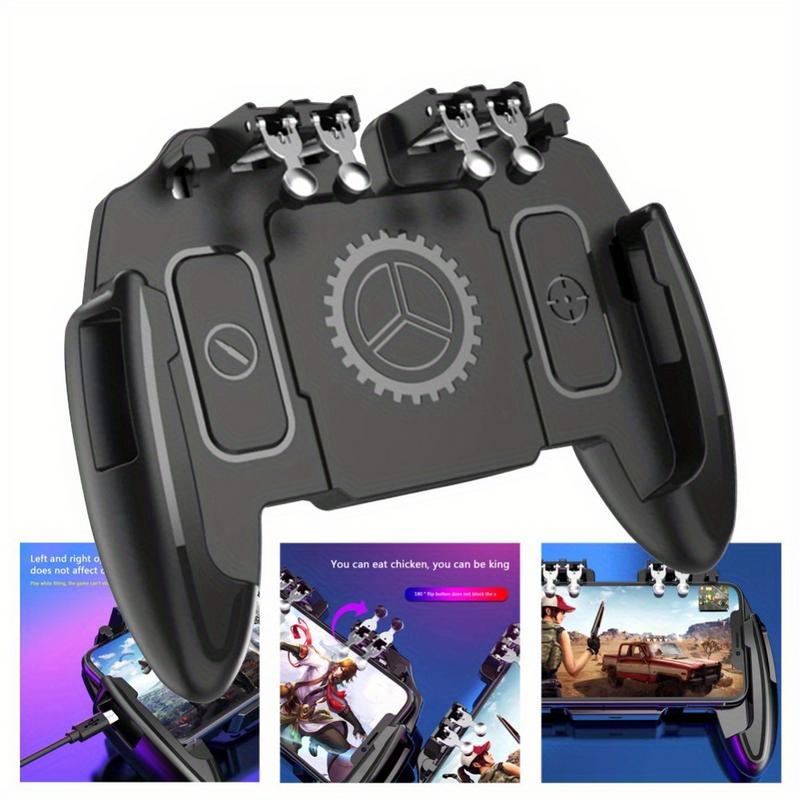 スマホグリップホルダー 6本指 ゲーミング冷却ゲームパッド  - Gaming Console For Phone のレビューと価格
