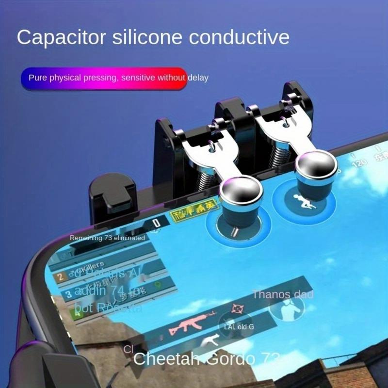 スマホグリップホルダー 6本指 ゲーミング冷却ゲームパッド  - Gaming Console For Phone のレビューと価格