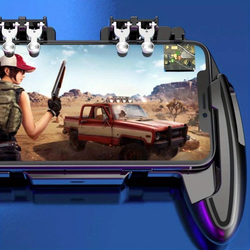 スマホグリップホルダー 6本指 ゲーミング冷却ゲームパッド  - Gaming Console For Phone のレビューと価格