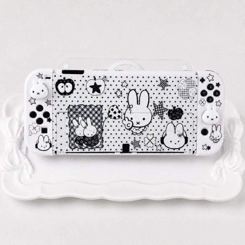 ニンテンドースイッチOLED用、かわいいミッフィーの保護ケー - Gaming Console Tv のレビューと価格