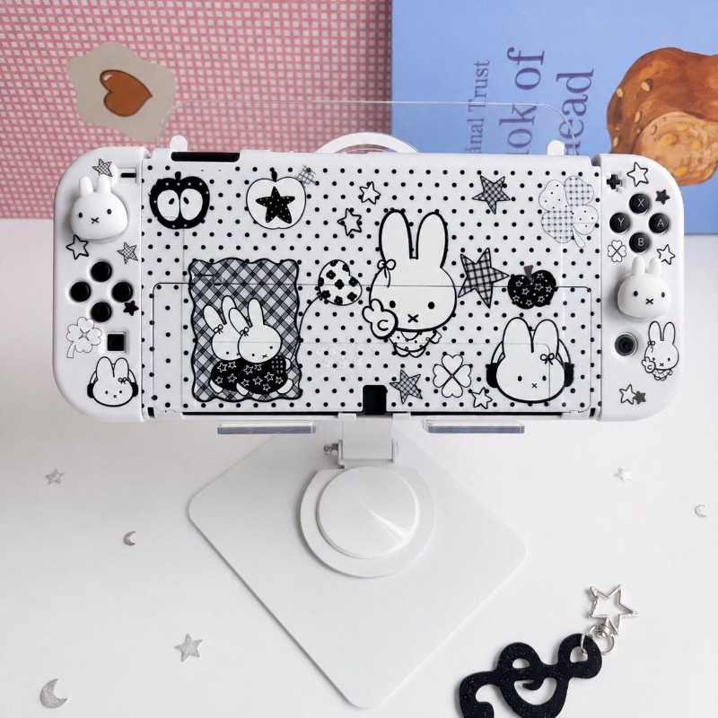 ニンテンドースイッチOLED用、かわいいミッフィーの保護ケー - Gaming Console Tv のレビューと価格