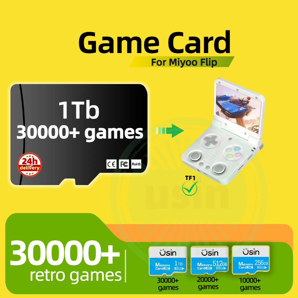 Miyoo Flip 30000+レトロクラシックゲームカー - Gaming Console Latest のレビューと価格