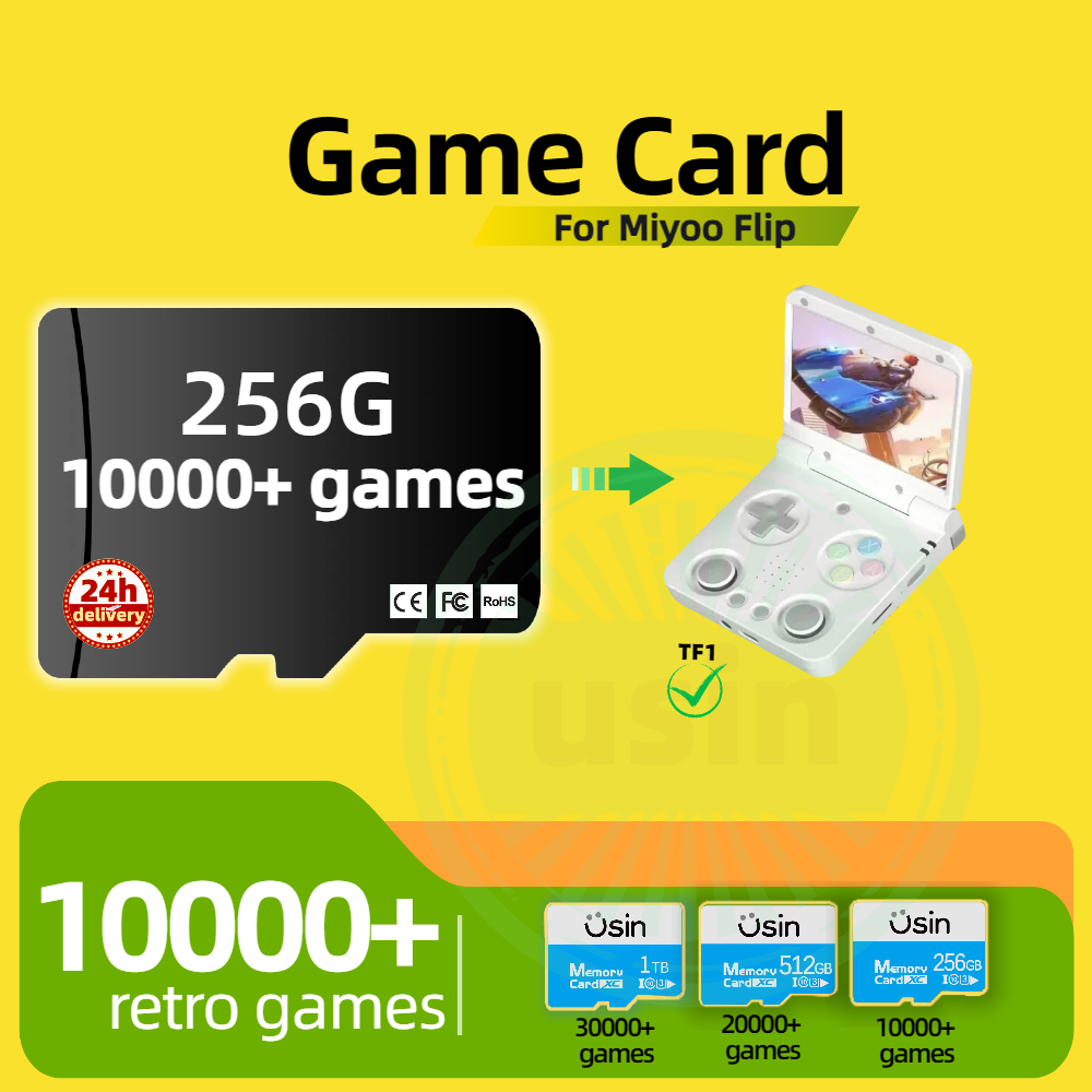 Miyoo Flip 30000+レトロクラシックゲームカー - Gaming Console Latest のレビューと価格
