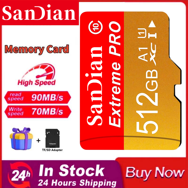 メモリカード 512GB プロマイクロ TF SD カード  - Gaming Console For Phone のレビューと価格