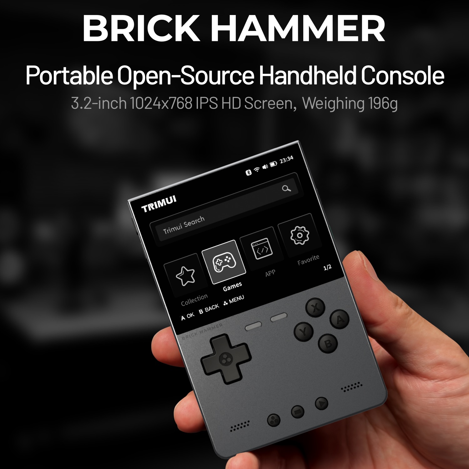 TRIMUI BRICK HAMMER レトロハンドヘルドゲ - Gaming Console For Phone のレビューと価格
