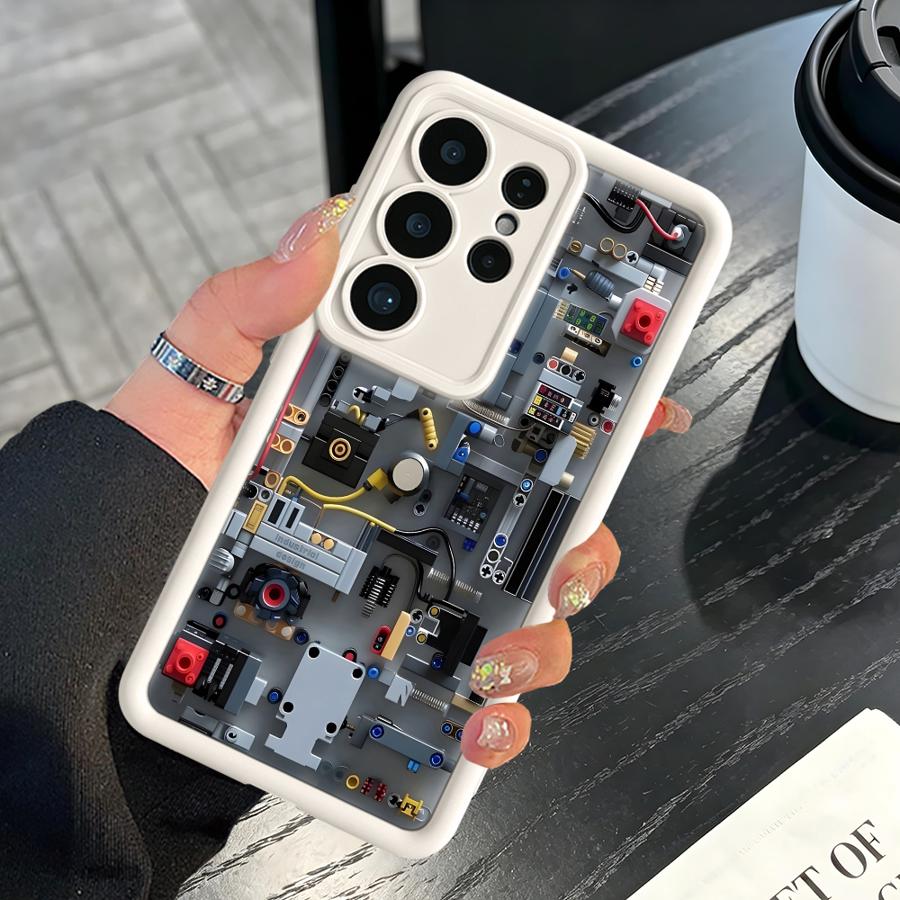 パープルゲーミングコンソール風スマホケース サムスン Gal - Gaming Console For Phone のレビューと価格