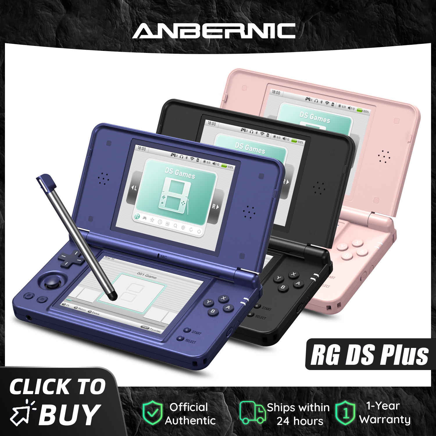Anbernic RG DS Plus ポータブルゲーム機。 - Gaming Console Under 5000 のレビューと価格