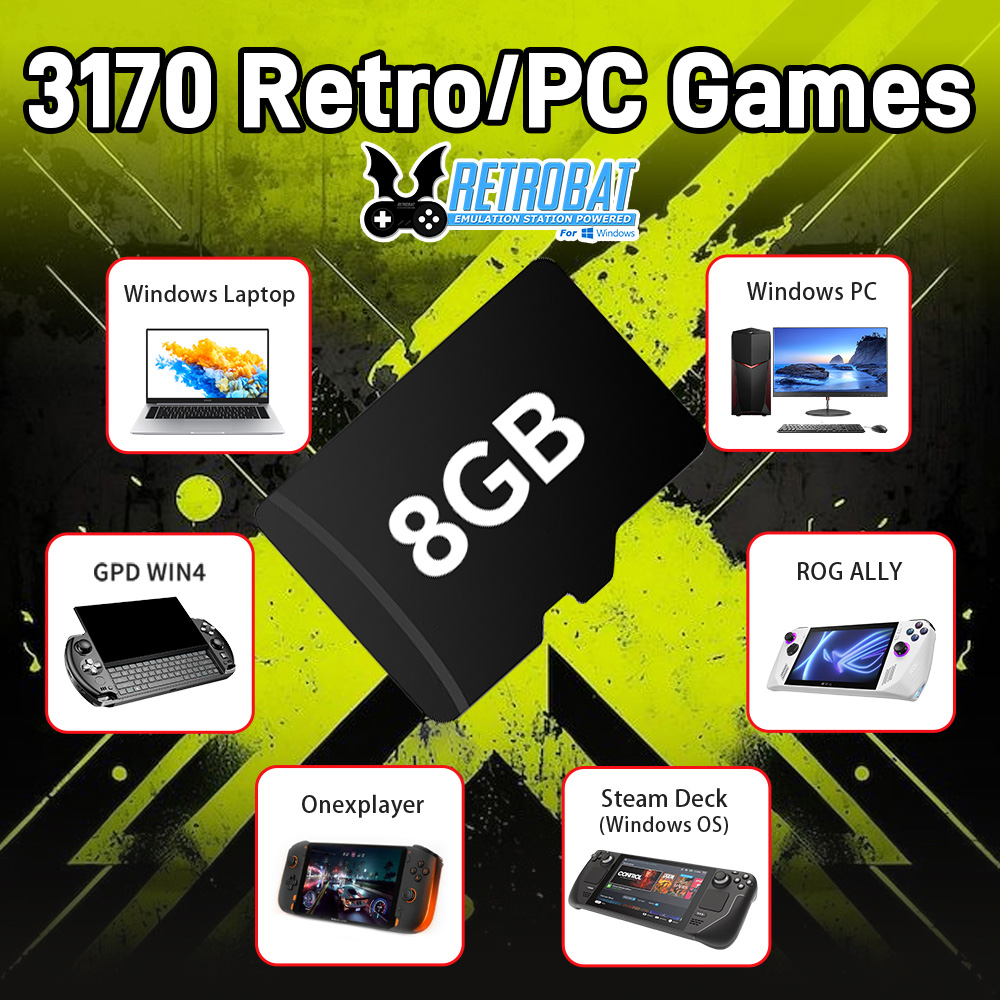 8GB ゲーム TF カード 3170 レトロ/PC ゲーム - Gaming Console Latest のレビューと価格